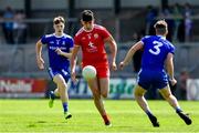 14 July 2019; Michael McGleenan of Tyrone in action against Conor McKernan, left, and Ronan Boyle of Monaghan during the Electric Ireland Ulster GAA Football Minor Championship Final match between Monaghan and Tyrone at Athletic Grounds in Armagh. Photo by Piaras Ó Mídheach/Sportsfile