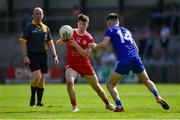 14 July 2019; Daniel Fullerton of Tyrone in action against Jason Irwin of Monaghan during the Electric Ireland Ulster GAA Football Minor Championship Final match between Monaghan and Tyrone at Athletic Grounds in Armagh. Photo by Piaras Ó Mídheach/Sportsfile