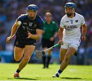 14 July 2019; Jason Forde of Tipperary in action against Lee Cleere of Laois during the GAA Hurling All-Ireland Senior Championship quarter-final match between Tipperary and Laois at Croke Park in Dublin. Photo by Ray McManus/Sportsfile