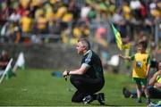 14 July 2019; Donegal selector Stephen Rochford watches on during the GAA Football All-Ireland Senior Championship Quarter-Final Group 1 Phase 1 match between Donegal and Meath at MacCumhaill Park in Ballybofey, Donegal. Photo by Daire Brennan/Sportsfile