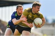 14 July 2019; James O'Donoghue of Kerry in action against Keith Higgins of Mayo during the GAA Football All-Ireland Senior Championship Quarter-Final Group 1 Phase 1 match between Kerry and Mayo at Fitzgerald Stadium in Killarney, Kerry. Photo by Brendan Moran/Sportsfile