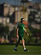 14 July 2019; Republic of Ireland team physiotherapist Michael Spillane during a Republic of Ireland training session ahead of their opening game of the 2019 UEFA European U19 Championships at the FFA Technical Centre in Yerevan, Armenia. Photo by Stephen McCarthy/Sportsfile