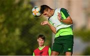 14 July 2019; Oisin McEntee during a Republic of Ireland training session ahead of their opening game of the 2019 UEFA European U19 Championships at the FFA Technical Centre in Yerevan, Armenia. Photo by Stephen McCarthy/Sportsfile