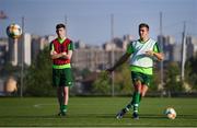 14 July 2019; Oisin McEntee during a Republic of Ireland training session ahead of their opening game of the 2019 UEFA European U19 Championships at the FFA Technical Centre in Yerevan, Armenia. Photo by Stephen McCarthy/Sportsfile
