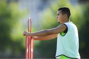 14 July 2019; Ali Reghba during a Republic of Ireland training session ahead of their opening game of the 2019 UEFA European U19 Championships at the FFA Technical Centre in Yerevan, Armenia. Photo by Stephen McCarthy/Sportsfile