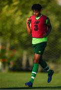 14 July 2019; Tyreik Wright during a Republic of Ireland training session ahead of their opening game of the 2019 UEFA European U19 Championships at the FFA Technical Centre in Yerevan, Armenia. Photo by Stephen McCarthy/Sportsfile