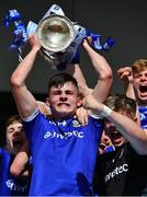 14 July 2019; Monaghan captain Jason Irwin lifts Fr Larry Murray Cup after the Electric Ireland Ulster GAA Football Minor Championship Final match between Monaghan and Tyrone at Athletic Grounds in Armagh. Photo by Piaras Ó Mídheach/Sportsfile