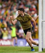 14 July 2019; Paul Geaney of Kerry celebrates after scoring his side's first goal of the game during the GAA Football All-Ireland Senior Championship Quarter-Final Group 1 Phase 1 match between Kerry and Mayo at Fitzgerald Stadium in Killarney, Kerry. Photo by Eóin Noonan/Sportsfile