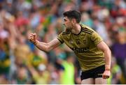 14 July 2019; Paul Geaney of Kerry celebrates after scoring his side's first goal of the game during the GAA Football All-Ireland Senior Championship Quarter-Final Group 1 Phase 1 match between Kerry and Mayo at Fitzgerald Stadium in Killarney, Kerry. Photo by Eóin Noonan/Sportsfile