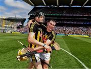 14 July 2019; Walter Walsh and Richie Leahy of Kilkenny celebrate victory in he GAA Hurling All-Ireland Senior Championship quarter-final match between Kilkenny and Cork at Croke Park in Dublin. Photo by Ray McManus/Sportsfile