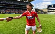 14 July 2019; Kilkenny captain TJ Reid, wearing a Cork jersey, after the GAA Hurling All-Ireland Senior Championship quarter-final match between Kilkenny and Cork at Croke Park in Dublin. Photo by Ray McManus/Sportsfile