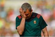 14 July 2019; Mayo manager James Horan near the end of the game during the GAA Football All-Ireland Senior Championship Quarter-Final Group 1 Phase 1 match between Kerry and Mayo at Fitzgerald Stadium in Killarney, Kerry. Photo by Eóin Noonan/Sportsfile
