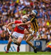 14 July 2019; Patrick Horgan of Cork  in action against Huw Lawlor of Kilkenny during the GAA Hurling All-Ireland Senior Championship quarter-final match between Kilkenny and Cork at Croke Park in Dublin. Photo by Ray McManus/Sportsfile