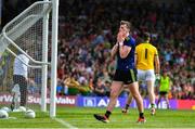 14 July 2019; Cillian O'Connor of Mayo reacts after missing a goal chance during the GAA Football All-Ireland Senior Championship Quarter-Final Group 1 Phase 1 match between Kerry and Mayo at Fitzgerald Stadium in Killarney, Kerry. Photo by Brendan Moran/Sportsfile