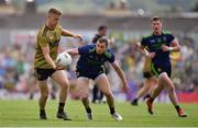 14 July 2019; Gavin Crowley of Kerry in action against Keith Higgins of Mayo during the GAA Football All-Ireland Senior Championship Quarter-Final Group 1 Phase 1 match between Kerry and Mayo at Fitzgerald Stadium in Killarney, Kerry. Photo by Brendan Moran/Sportsfile