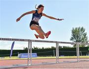 14 July 2019; Sophie Jackman St. Senans A.C. who came third in the Girls U18 400m Hurdles during day three of the Irish Life Health National Juvenile Track & Field Championships at Tullamore Harriers Stadium in Tullamore, Co. Offaly.   Photo by Matt Browne/Sportsfile