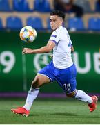 14 July 2019; Davide Merola of Italy during the 2019 UEFA European U19 Championships group A match between Italy and Portugal at Banants Stadium in Yerevan, Armenia. Photo by Stephen McCarthy/Sportsfile