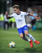 14 July 2019; Hans Nicolussi of Italy during the 2019 UEFA European U19 Championships group A match between Italy and Portugal at Banants Stadium in Yerevan, Armenia. Photo by Stephen McCarthy/Sportsfile
