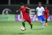 14 July 2019; Vitor Ferreira of Portugal during the 2019 UEFA European U19 Championships group A match between Italy and Portugal at Banants Stadium in Yerevan, Armenia. Photo by Stephen McCarthy/Sportsfile