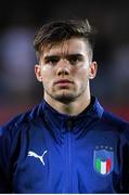 14 July 2019; Lorenzo Gavioli of Italy during the 2019 UEFA European U19 Championships group A match between Italy and Portugal at Banants Stadium in Yerevan, Armenia. Photo by Stephen McCarthy/Sportsfile