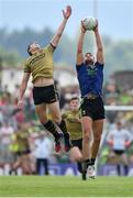 14 July 2019; Aidan O’Shea of Mayo fields a kickout ahead of David Moran of Kerry during the GAA Football All-Ireland Senior Championship Quarter-Final Group 1 Phase 1 match between Kerry and Mayo at Fitzgerald Stadium in Killarney, Kerry. Photo by Brendan Moran/Sportsfile