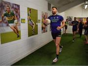 14 July 2019; Aidan O’Shea of Mayo runs out of the dressing room prior to the GAA Football All-Ireland Senior Championship Quarter-Final Group 1 Phase 1 match between Kerry and Mayo at Fitzgerald Stadium in Killarney, Kerry. Photo by Brendan Moran/Sportsfile