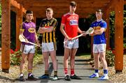 15 July 2019; In attendance at the Bord Gáis Energy GAA Hurling U-20 Provincial Championship Finals preview are, from left, Eoin O’Leary of Wexford, Evan Shefflin of Kilkenny, Robert Downey of Cork and Jake Morris of Tipperary at Saint Annes Park in Dublin. Wexford will take on Kilkenny in the Leinster decider on Wednesday night at 7.30pm at Innovate Wexford Park while on July 23rd, Tipperary face Cork at Semple Stadium in the Munster decider. Throw-in there is 7.30pm. Photo by Sam Barnes/Sportsfile