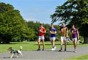 15 July 2019; In attendance at the Bord Gáis Energy GAA Hurling U-20 Provincial Championship Finals preview are, from left, Robert Downey of Cork,  Jake Morris of Tipperary, Evan Shefflin of Kilkenny and Eoin O’Leary of Wexford at Saint Annes Park in Dublin. Wexford will take on Kilkenny in the Leinster decider on Wednesday night at 7.30pm at Innovate Wexford Park while on July 23rd, Tipperary face Cork at Semple Stadium in the Munster decider. Throw-in there is 7.30pm. Photo by Sam Barnes/Sportsfile