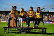 13 July 2019; The St Ronan's Scór Instrumental music group entertain the fans at half-time during the GAA Football All-Ireland Senior Championship Quarter-Final Group 2 Phase 1 match between Roscommon and Tyrone at Dr Hyde Park in Roscommon. Photo by Brendan Moran/Sportsfile