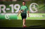 15 July 2019; Republic of Ireland opposition analyst Mark Scanlon prior to the 2019 UEFA European U19 Championships group B match between Norway and Republic of Ireland at FFA Academy Stadium in Yerevan, Armenia. Photo by Stephen McCarthy/Sportsfile