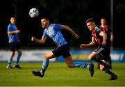 15 July 2019; Richie O'Farrell of UCD in action against Darragh Leahy of Bohemians during the SSE Airtricity League Premier Division match between UCD and Bohemians at UCD Bowl in Dublin. Photo by Seb Daly/Sportsfile