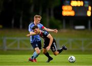 15 July 2019; Keith Buckley of Bohemians is tackled by Paul Doyle of UCD during the SSE Airtricity League Premier Division match between UCD and Bohemians at UCD Bowl in Dublin. Photo by Seb Daly/Sportsfile