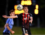 15 July 2019; Dawson Devoy of Bohemians \ia Harry McEvoy of UCD during the SSE Airtricity League Premier Division match between UCD and Bohemians at UCD Bowl in Dublin. Photo by Seb Daly/Sportsfile