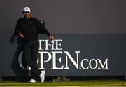 16 July 2019; Tiger Woods of USA on the first tee during a practice round ahead of the 148th Open Championship at Royal Portrush in Portrush, Co. Antrim. Photo by Ramsey Cardy/Sportsfile