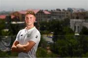16 July 2019; Mark McGuinness of Republic of Ireland poses for a portrait at their team hotel during the 2019 UEFA European U19 Championships in Yerevan, Armenia. Photo by Stephen McCarthy/Sportsfile