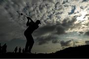 16 July 2019; James Sugrue of Ireland takes a shot from the 3rd tee box ahead of the 148th Open Championship at Royal Portrush in Portrush, Co. Antrim. Photo by Ramsey Cardy/Sportsfile