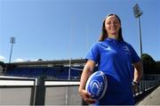 16 July 2019; Leinster Rugby this morning confirmed a first ever double-header in Energia Park on the 17th August 2019 to kick start the Leinster season. At 3.00pm Leo Cullen’s defending Guinness PRO14 champions will play their first game of the Bank of Ireland Pre-Season Schedule against Coventry, while at 5.30pm Ben Armstrong’s defending Interprovincial Women’s Champions will get the defence of their title underway against Connacht. Tickets are now on sale at leinsterrugby.ie with prices starting from €5 for junior tickets and €10 for adult tickets. At the announcement this morning in Energia Park, is Michelle Claffey of Leinster. Photo by Sam Barnes/Sportsfile