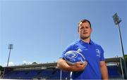 16 July 2019; Leinster Rugby this morning confirmed a first ever double-header in Energia Park on the 17th August 2019 to kick start the Leinster season. At 3.00pm Leo Cullen’s defending Guinness PRO14 champions will play their first game of the Bank of Ireland Pre-Season Schedule against Coventry, while at 5.30pm Ben Armstrong’s defending Interprovincial Women’s Champions will get the defence of their title underway against Connacht. Tickets are now on sale at leinsterrugby.ie with prices starting from €5 for junior tickets and €10 for adult tickets. At the announcement this morning in Energia Park, is Ed Byrne of Leinster. Photo by Sam Barnes/Sportsfile