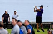 16 July 2019; Phil Mickelson of USA watches his shot on the 6th tee box during a practice round ahead of the 148th Open Championship at Royal Portrush in Portrush, Co. Antrim. Photo by Brendan Moran/Sportsfile
