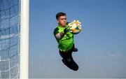 16 July 2019; Goalkeeper Brian Maher during a Republic of Ireland training session at Vagharshapat Football Academy during the 2019 UEFA European U19 Championships in Yerevan, Armenia. Photo by Stephen McCarthy/Sportsfile