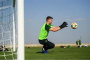 16 July 2019; Goalkeeper George McMahon during a Republic of Ireland training session at Vagharshapat Football Academy during the 2019 UEFA European U19 Championships in Yerevan, Armenia. Photo by Stephen McCarthy/Sportsfile