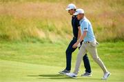 16 July 2019; Justin Harding of South Africa, right, and Justin Rose of England during a practice round ahead of the 148th Open Championship at Royal Portrush in Portrush, Co. Antrim. Photo by Brendan Moran/Sportsfile