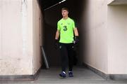 17 July 2019; George McMahon arrives for a Republic of Ireland training session ahead of their second group game of the 2019 UEFA European U19 Championships at the FFA Technical Centre in Yerevan, Armenia. Photo by Stephen McCarthy/Sportsfile