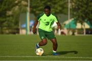 17 July 2019; Festy Ebosele during a Republic of Ireland training session ahead of their second group game of the 2019 UEFA European U19 Championships at the FFA Technical Centre in Yerevan, Armenia. Photo by Stephen McCarthy/Sportsfile