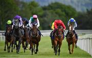 17 July 2019; Viadara, with Colin Keane up, third from left, on their way to winning ahead of Lady Wannabe, with Frankie Dettori up, right, who finished second, during Irish Stallion Farms EBF Cairn Rouge Stakes during day 3 of the Killarney Racing Festival at Killarney Racecourse in Kerry. Photo by David Fitzgerald/Sportsfile