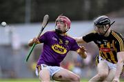 17 July 2019; Diarmuid Doyle of Wexford in action against Conor Flynn of Kilkenny during the Bord Gais Energy Leinster GAA Hurling U20 Championship Final match between Kilkenny and Wexford at Innovate Wexford Park in Wexford. Photo by Matt Browne/Sportsfile