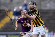 17 July 2019; James Brennan of Kilkenny in action against Sean O'Connor of Wexford during the Bord Gais Energy Leinster GAA Hurling U20 Championship Final match between Kilkenny and Wexford at Innovate Wexford Park in Wexford. Photo by Matt Browne/Sportsfile