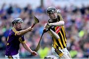 17 July 2019; David Blanchfield of Kilkenny in action against Jack Reck of Wexford during the Bord Gais Energy Leinster GAA Hurling U20 Championship Final match between Kilkenny and Wexford at Innovate Wexford Park in Wexford. Photo by Matt Browne/Sportsfile