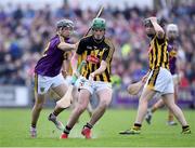 17 July 2019; Eoin Cody of Kilkenny in action against Jack Reck of Wexford during the Bord Gais Energy Leinster GAA Hurling U20 Championship Final match between Kilkenny and Wexford at Innovate Wexford Park in Wexford. Photo by Matt Browne/Sportsfile