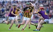 17 July 2019; Eoin Cody of Kilkenny in action against Jack Reck, left, and Eoim O'Leary of Wexford during the Bord Gais Energy Leinster GAA Hurling U20 Championship Final match between Kilkenny and Wexford at Innovate Wexford Park in Wexford. Photo by Matt Browne/Sportsfile